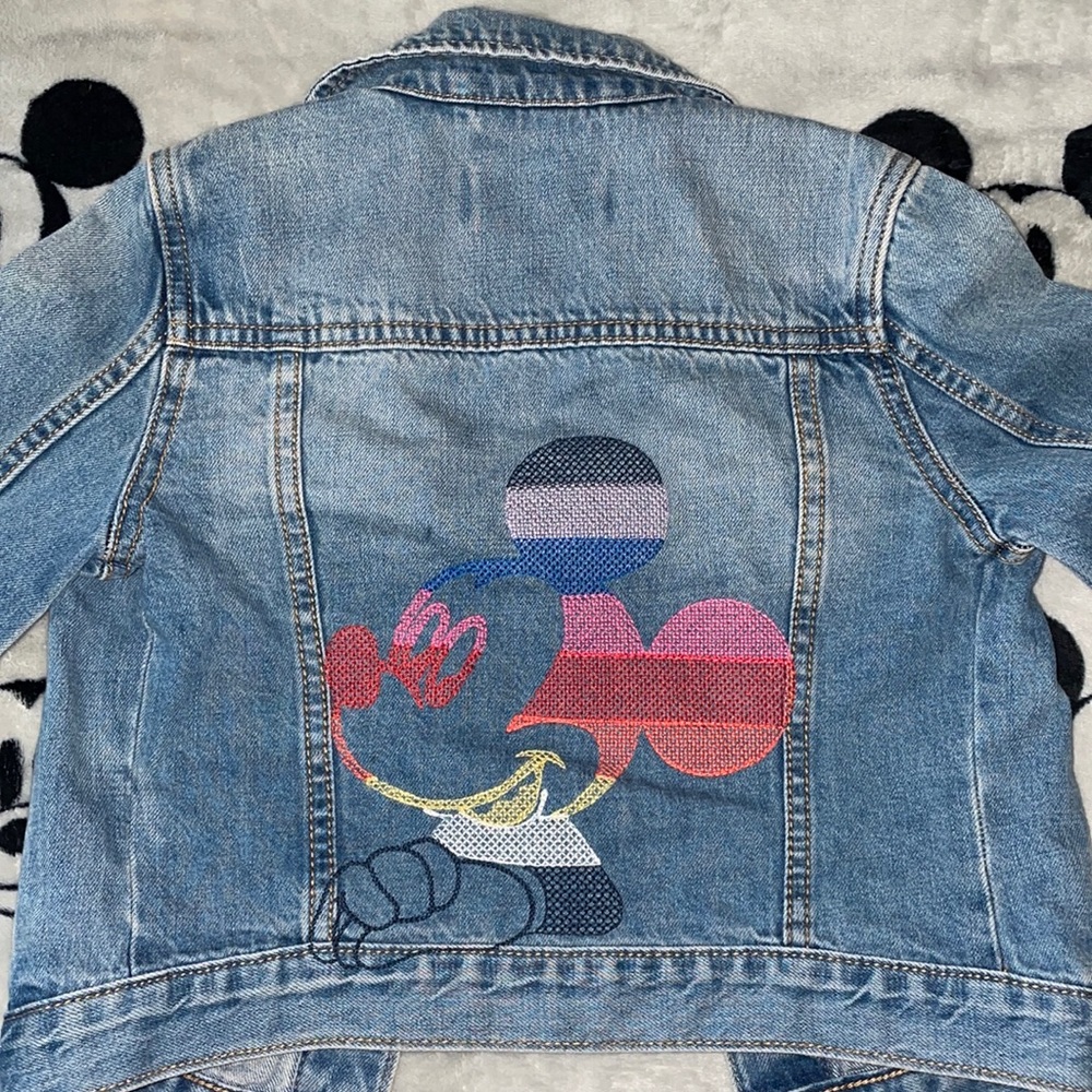 Disney x Gap Jean Mickey Mouse jacket